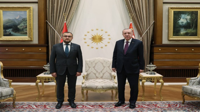 Ukrayna büyükelçisinden güven mektubu