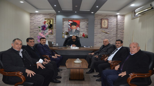 HALFETİLİLER DERNEĞİNDEN ESNAF VE SANATKÂRLAR KREDİ VE KEFALET KOOPERATİFİ BAŞKANI LEVENT YILDIRIM  `A ZİYARET