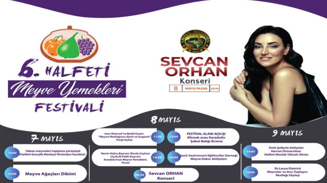 Halfeti Belediye Başkanı Şeref Albayrak, Meyve Yemekleri Festivali’nin altıncısını düzenleyeceğiz