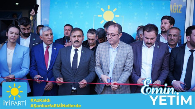 İYİ PARTİ ŞANLIURFA MİLLETVEKİLİ ADAYI EMİN YETİM`İN İLK SEÇİM BÜROSU ŞÖLEN HAVASINDA AÇILIŞI YAPILDI