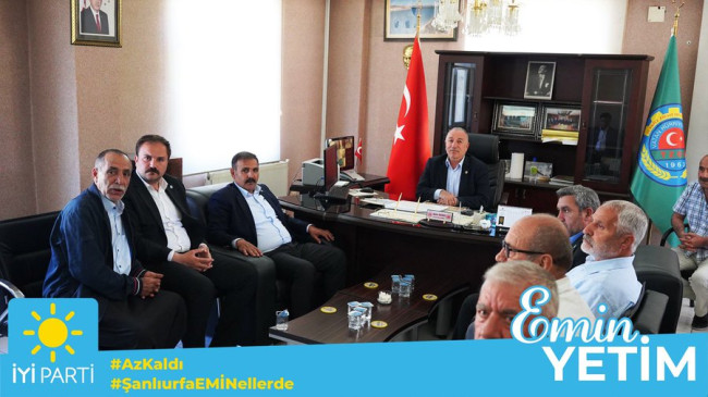 İYİ PARTİ ŞANLIURFA MİLLETVEKİLİ ADAYI EMİN YETİM’DEN İLÇELERE ÇIKARMA