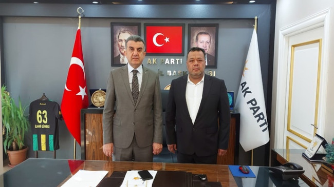 AK PARTİ BİRECİK İLÇE BAŞKAN ADAY ADAYI SELAMİ İNCEDAL `DAN AK PARTİ ŞANLIURFA İL BAŞKANI MEHMET İLHAMİ GÜNBEĞİ`YE ZİYARET