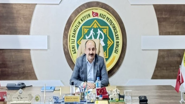 AĞRI İLİ DAMIZLIK KOYUN KEÇİ YETİŞTİRİCİLERİ BİRLİĞİ BAŞKANI MEHMET NURİ SAMANCI `DAN BERAT KANDİLİ MESAJI