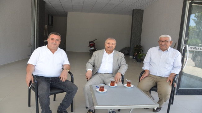 AK PARTİ ŞANLIURFA MİLLETVEKİLİ AV. M. FARUK PINARBAŞI`DAN İŞ İNSANI MÜSLÜM BAYRAKTAR`A ZİYARET