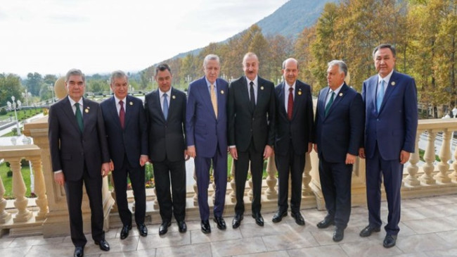 Cumhurbaşkanı Ersin Tatar, Azerbaycan’ın Gebele kentinde düzenlenen Türk Devletleri Teşkilatı (TDT) Devlet Başkanları 12. Zirvesinde konuşma yaptı