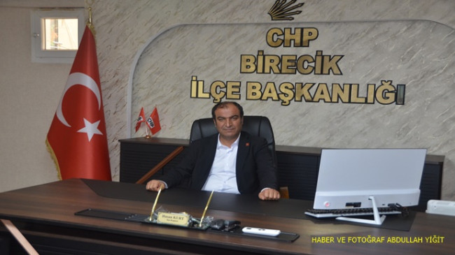 CHP BİRECİK İLÇE BAŞKANI HASAN KURT `TAN BERAT KANDİLİ MESAJI