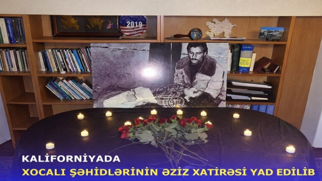 Kaliforniyada Xocalı şəhidlərinin əziz xatirəsi yad edilib