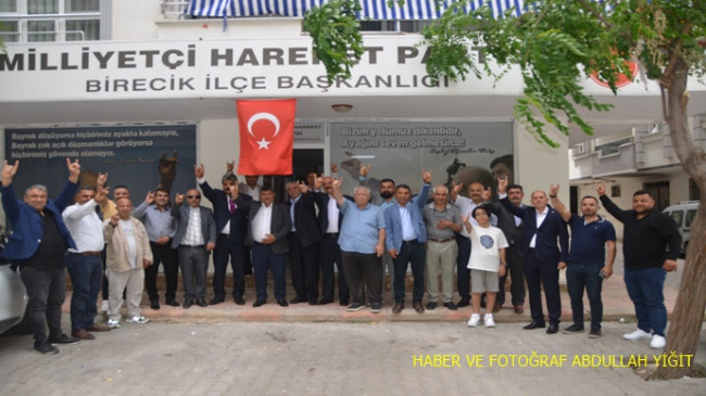 MHP BİRECİK İLÇE BAŞKANI ÖMER GÜNEŞ BAŞKANLIĞINDA BAYRAMLAŞMA PROGRAMI YAPILDI