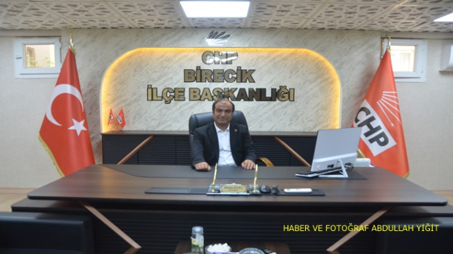 CHP BİRECİK İLÇE BAŞKANI HASAN KURT `TAN JANDARMA TEŞKİLATI’NIN 187. KURULUŞ YIL DÖNÜMÜ MESAJI