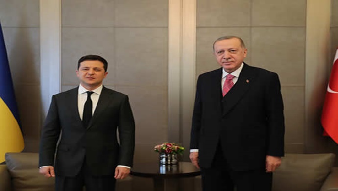 Cumhurbaşkanı Erdoğan, Ukrayna Devlet Başkanı Zelenskiy ile bir araya geldi