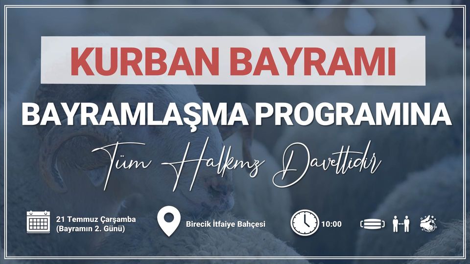 Kurban Bayramı Bayramlaşma Programına Tüm Halkımız Davetlidir