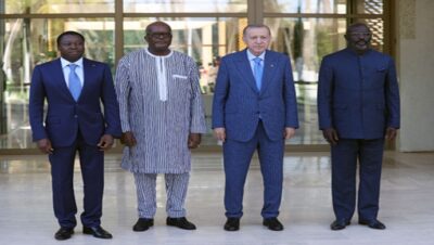 Cumhurbaşkanı Erdoğan; Togo, Burkina Faso ve Liberya Devlet Başkanlarıyla bir araya geldi