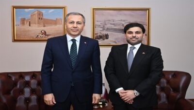 İstanbul Valisi Ali Yerlikaya, Katar İstanbul Başkonsolosu Abdulaziz Mohammed Al-Sada’yı ziyaret etti