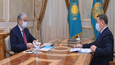 Глава государства Касым-Жомарт Токаев принял председателя Агентства по противодействию коррупции Марата Ахметжанова