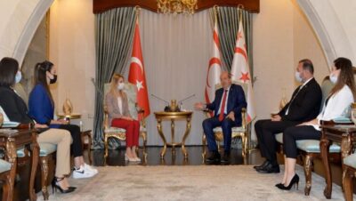 Cumhurbaşkanı Ersin Tatar, Gıda Mühendisleri Odası heyetini kabul etti