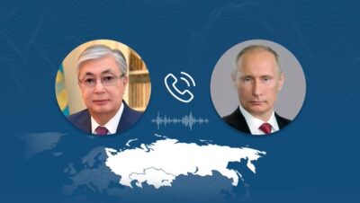 Состоялся телефонный разговор Главы государства Касым-Жомарта Токаева с Президентом России Владимиром Путиным