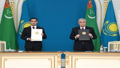 Совместное заявление Президента Казахстана Касым-Жомарта Токаева и Президента Туркменистана Сердара Бердымухамедова
