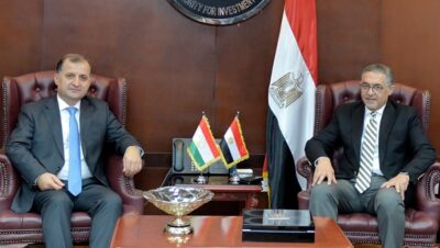 Meeting of the Ambassador with the President of the GAFI in Egypt