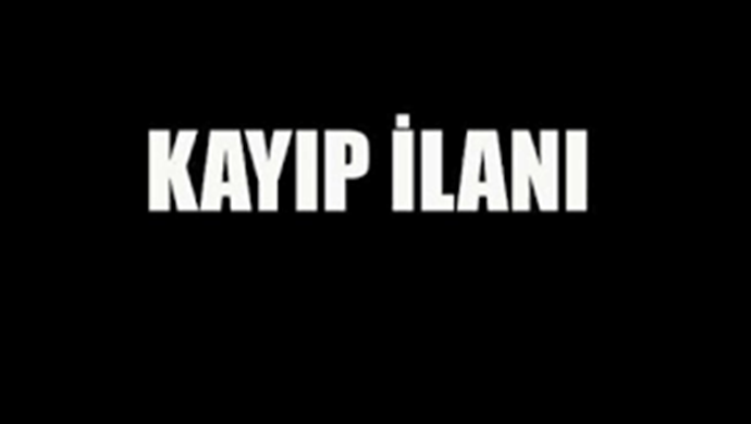 Kayıp İlanı